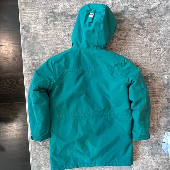 Lands' End Kids Squall Waterproof Insulated 3 in 1 Parka Green L 10-12 - Picture 13 of 14